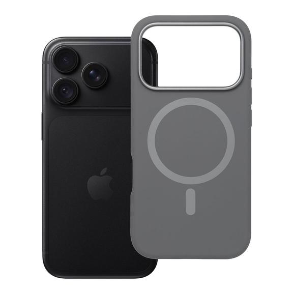 Etui na iPhone 18 Pro / 17 Pro Forcell F-Protect Elan Premium zgodne z MagSafe szare 0INT