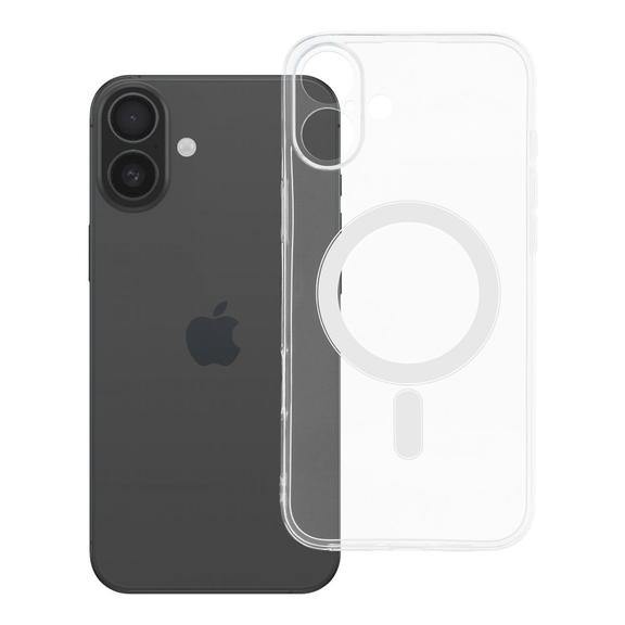 Etui na iPhone 16 PLUS Clear Case 2 mm Mag Cover zgodne z MagSafe (camera protection) transparentne