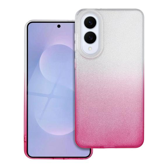 Futerał do Samsung S25 EDGE Shining transparentny różowy