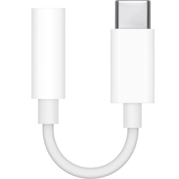 Oryginalny Adapter USB C do 3,5mm Apple MW2Q3ZM/A A2155 blister biały