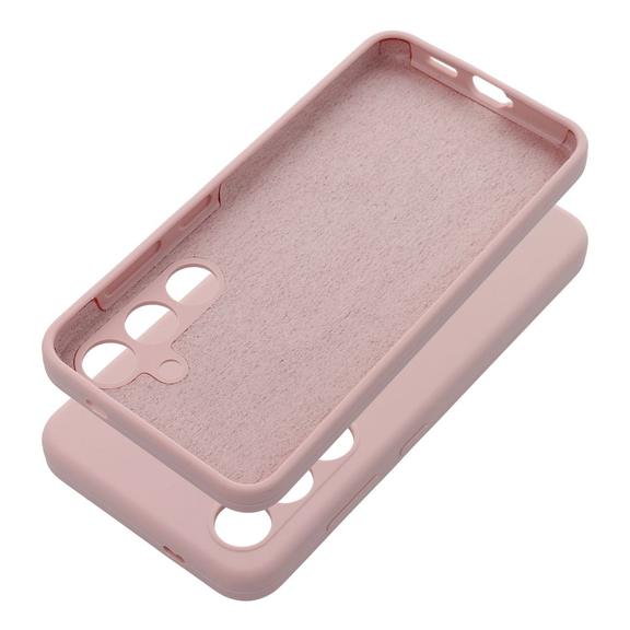 Futerał do Samsung S25 FE Silicone 2mm pudrowy róż