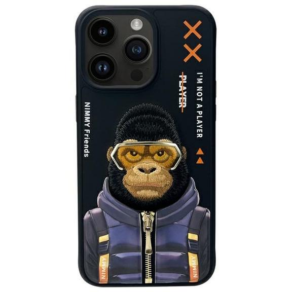 NIMMY futerał COOL&CUTE 2.0 Monkey do IPHONE 15 Pro czarny