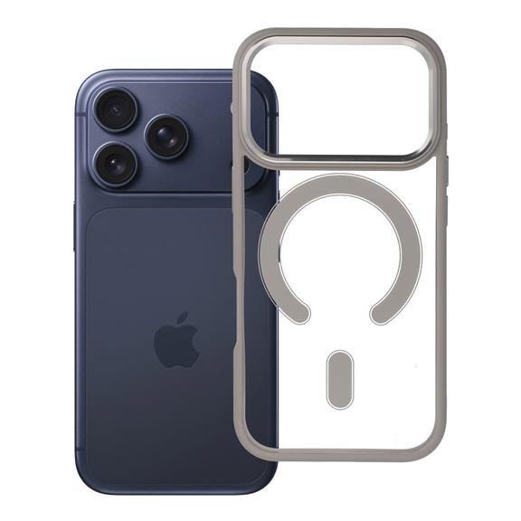 Futerał do iPhone 17 PRO Color Edge Mag Cover zgodny z MagSafe tytanowy szary