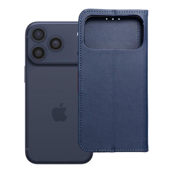 Etui z klapką na iPhone 17 PRO MAX / 18 PRO MAX Split Book granatowo-czerwone