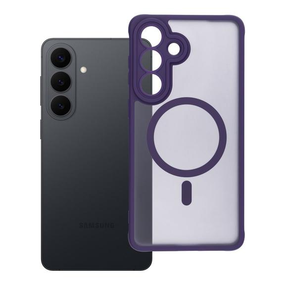 Futerał do Samsung S26 PLUS Full Matte Mag Cover zgodny z MagSafe fioletowy