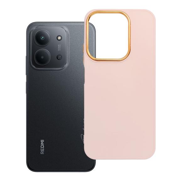 Etui na Xiaomi Redmi 15C (173,16 x 81,07 x 8,2) Frame pudrowy róż