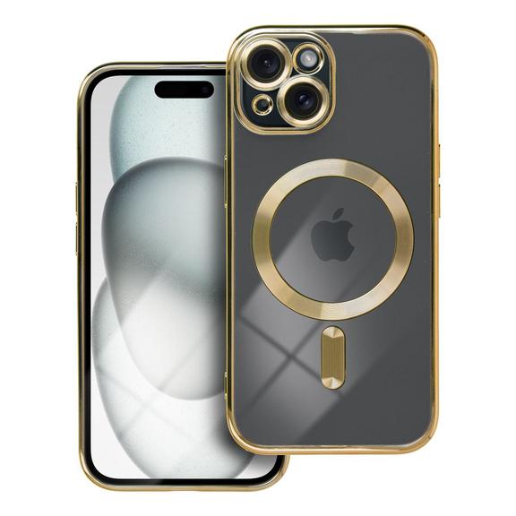 Etui na iPhone 15 Electro Mag Cover zgodne z MagSafe złote