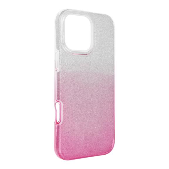 Futerał do iPhone 16 PRO MAX Shining transparentny różowy