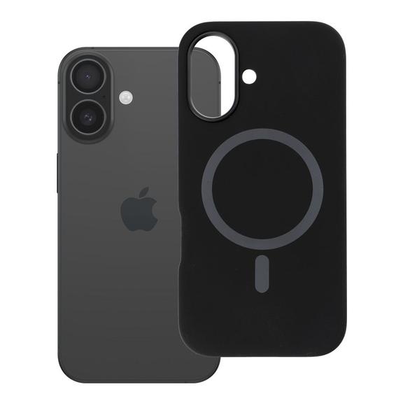 Etui na iPhone 16 Forcell F-Protect Elan Premium zgodne z MagSafe czarne 0INT