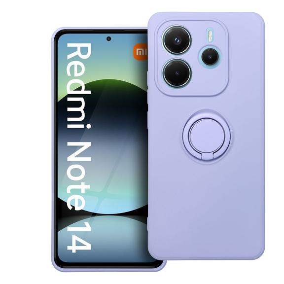 Futerał do Xiaomi Redmi NOTE 14 5G Silicone Ring fioletowy