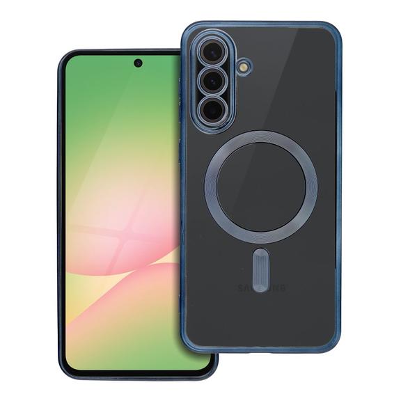 Futerał do Samsung A56 Electro Mag Cover zgodny z MagSafe tytanowy niebieski