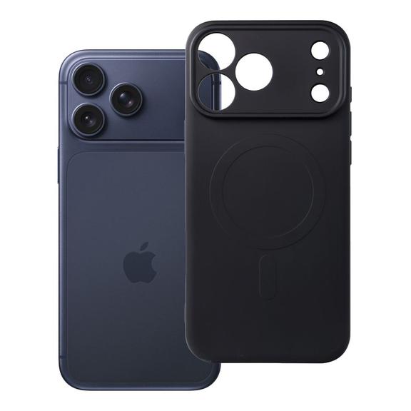 Etui na iPhone 18 Pro Max / 17 Pro Max Silicone Mag Cover zgodne z MagSafe (camera protection) czarne