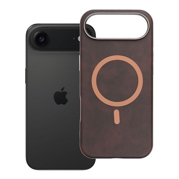 Futerał do iPhone 17 AIR Gentleman Mag Cover zgodny z MagSafe brązowy