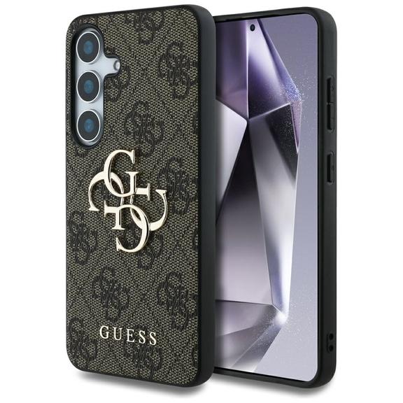GUESS futerał do SAMSUNG S25 Plus GUHCS25M4GMGBR (4G PU Big Logo) brązowy