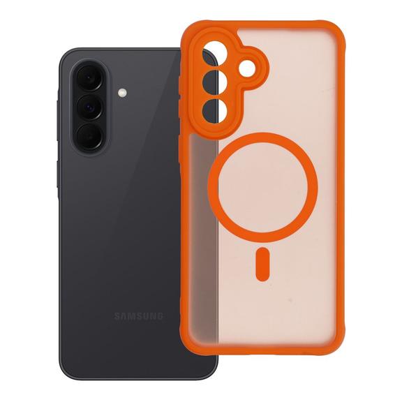 Etui na Samsung A37 Full Matte Mag Cover zgodne z MagSafe pomarańczowe