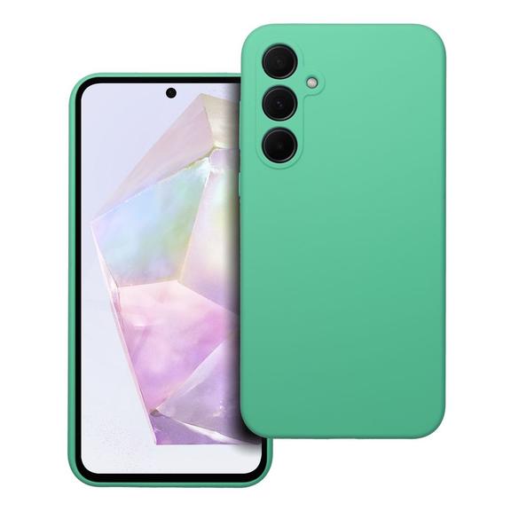 Futerał do Samsung A35 5G Silicone 2mm miętowy