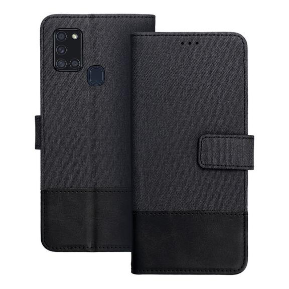 Etui z klapką na Samsung A21s Gomma Book czarne