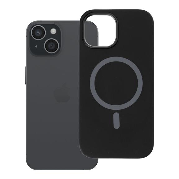 Etui na iPhone 15 Forcell F-Protect Elan Premium zgodne z MagSafe czarne 0INT