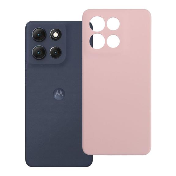Etui na Motorola G86 5G Silicone 2mm (camera protection) pudrowy róż