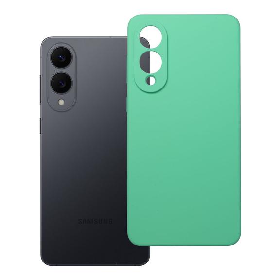 Etui na Samsung S25 EDGE Silicone 2mm (camera protection) miętowe