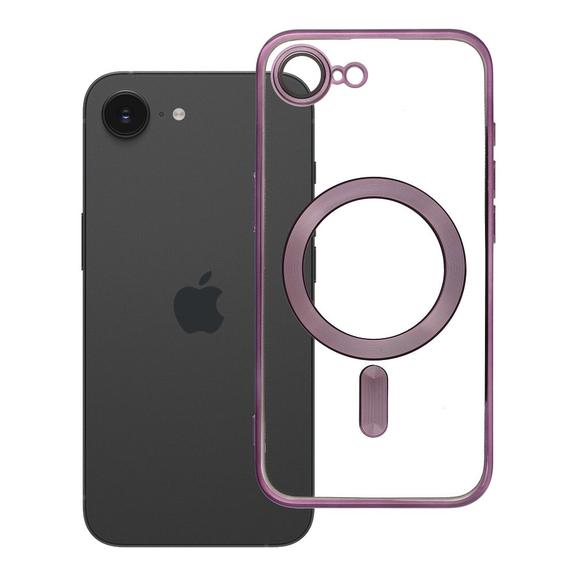 Futerał do iPhone SE 2025 Electro Mag Cover zgodny z MagSafe fioletowy