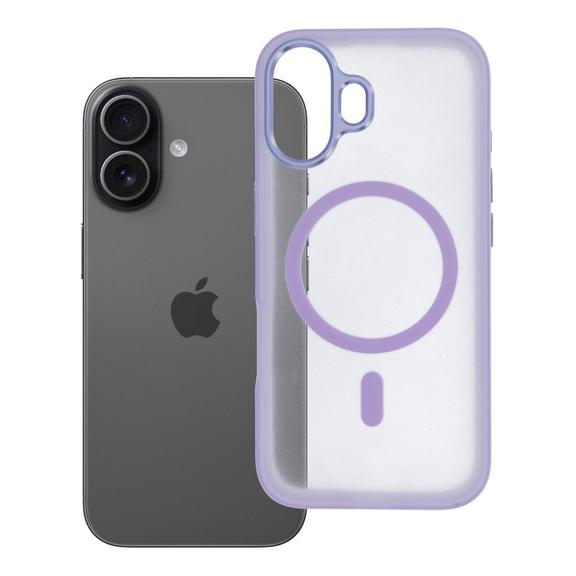 Futerał do iPhone 17 Flexline Mag Cover zgodny z MagSafe fioletowy