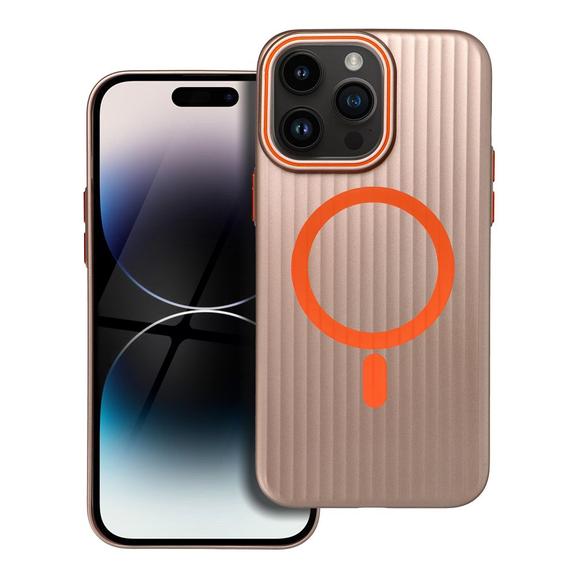 Futerał do iPhone 14 PRO MAX Simply zgodny z MagSafe tytanowy pustynny