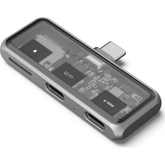 Adapter HUB 3w1 USB C Satechi Mobile XR ST-HXRSDM szary