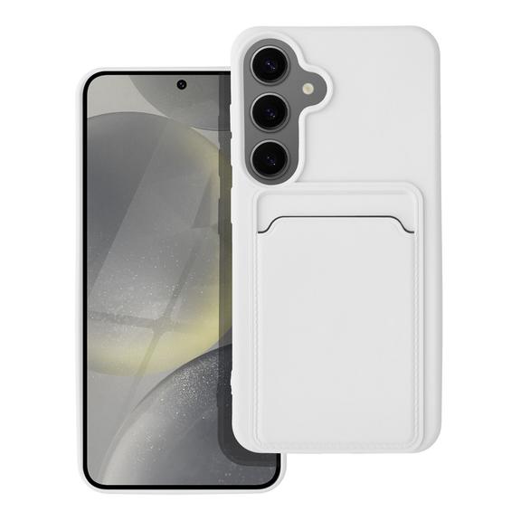 Futerał do Samsung S24 Card Case biały