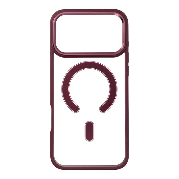 Etui na iPhone 18 Pro Max / 17 Pro Max Color Edge Mag Cover zgodne z MagSafe dark cherry