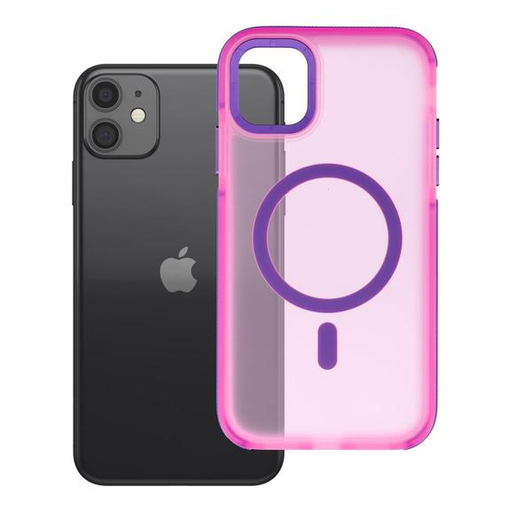Etui na iPhone 11 Forcell F-Protect Vivid Premium zgodne z MagSafe różowe 0INT