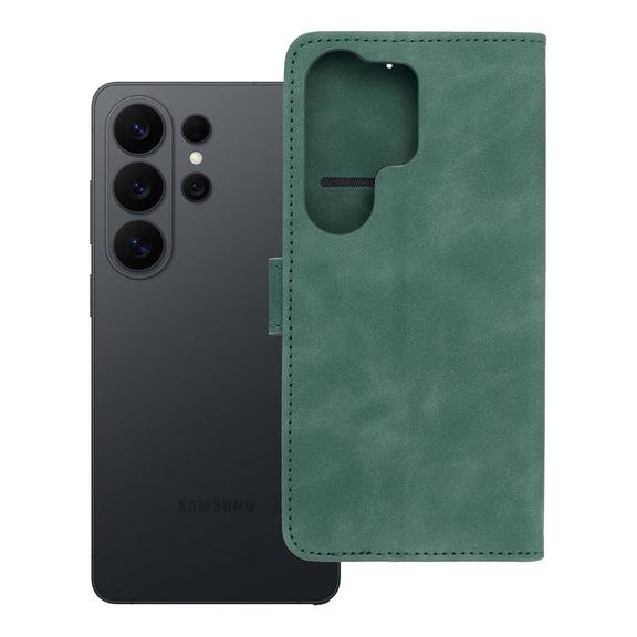 Etui z klapką na Samsung S26 ULTRA Tender Book zielone