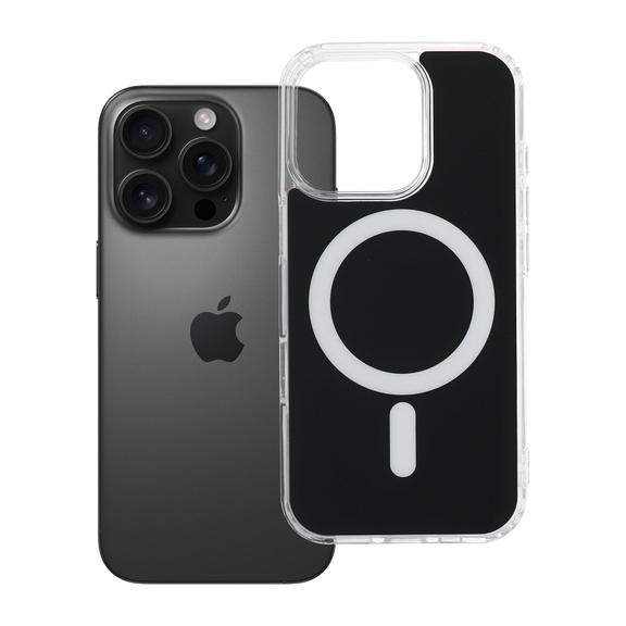Etui na iPhone 16 PRO Clear Fusion Mag Cover zgodne z MagSafe czarne