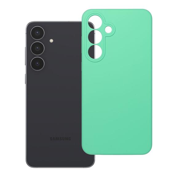 Etui na Samsung S25 FE Silicone 2mm (camera protection) miętowe