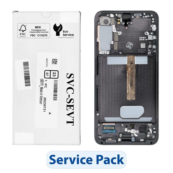 ServicePack Wyświetlacz LCD SAMSUNG S22 Plus S906 GH82-27500A Black