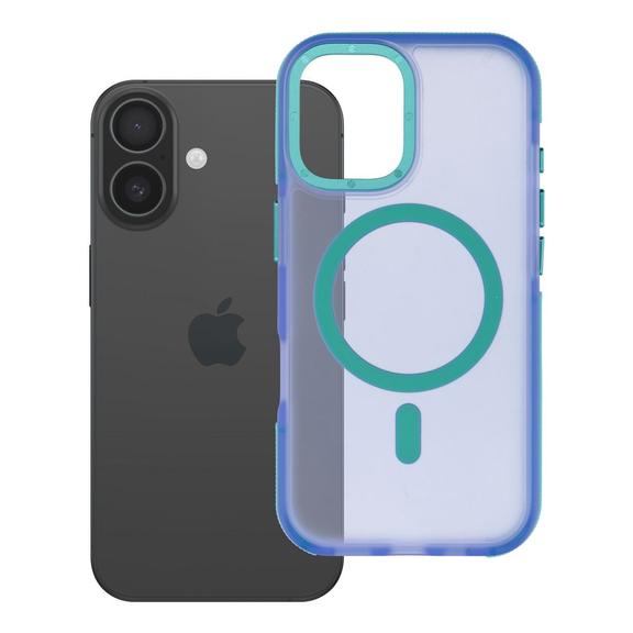 Etui na iPhone 16 Forcell F-Protect Vivid Premium zgodne z MagSafe niebieskie 0INT
