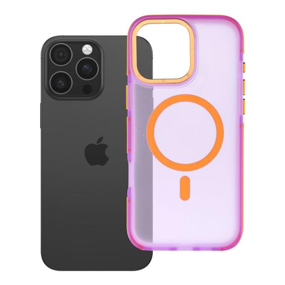 Etui na iPhone 16 Pro Max Forcell F-Protect Vivid Premium zgodne z MagSafe fioletowe 0INT