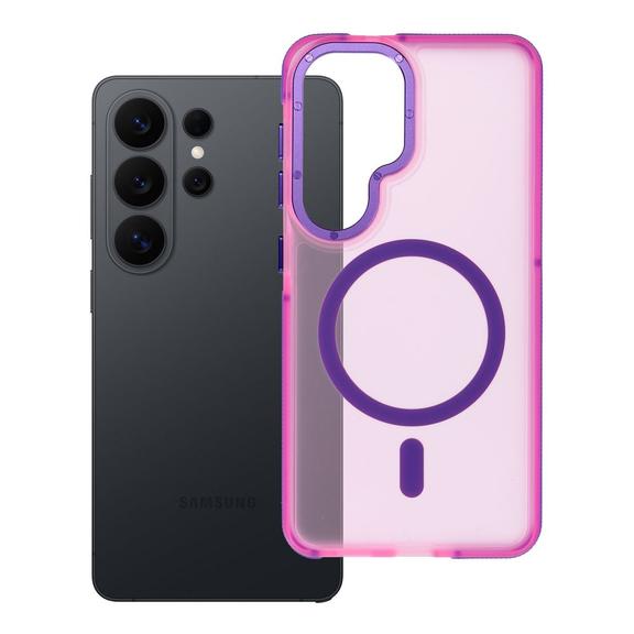 Etui na Samsung S26 Forcell F-Protect Vivid Premium zgodne z MagSafe różowe 0INT