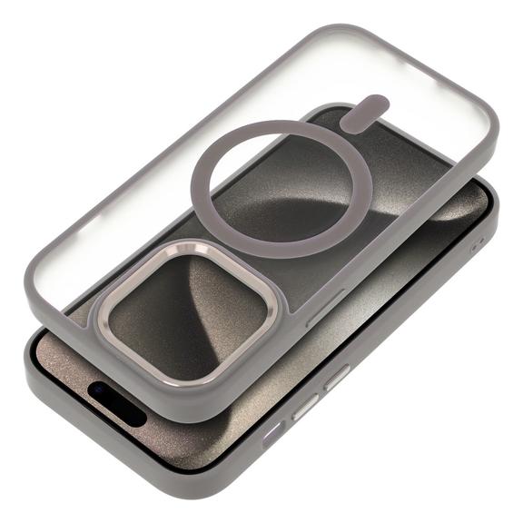 Futerał MATTE MAG COVER kompatybilny z MagSafe do IPHONE 15 Pro tytanowy