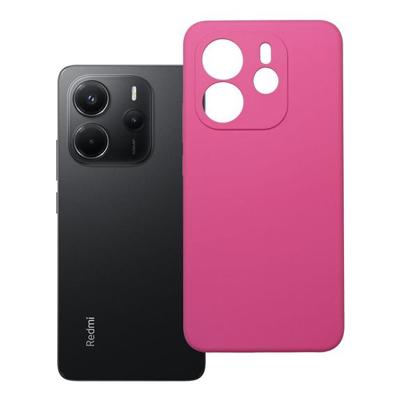 Futerał do Xiaomi Redmi Note 14 4G (GLOBAL - 164,84mm x 78,15mm x 8,16mm) Silicone 2mm różowy