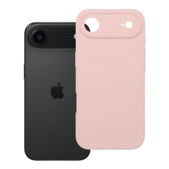 Futerał do iPhone 17 AIR Silicone 2mm pudrowy róż