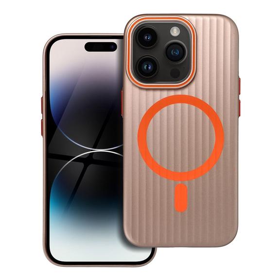Futerał do iPhone 14 PRO Simply zgodny z MagSafe tytanowy pustynny