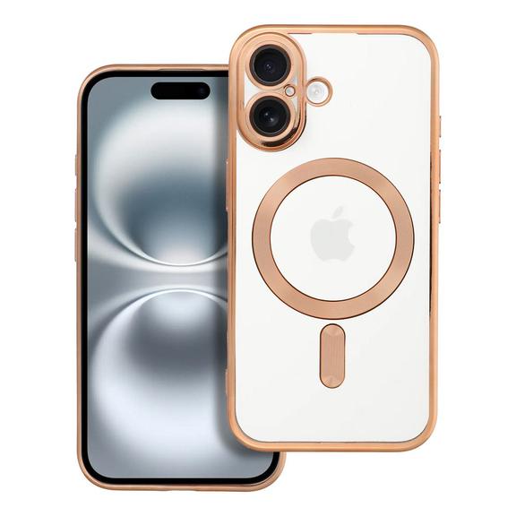 Futerał do iPhone 16 Electro Mag Cover zgodny z MagSafe złoty