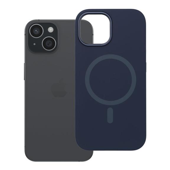 Etui na iPhone 15 Forcell F-Protect Elan Premium zgodne z MagSafe granatowe 0INT