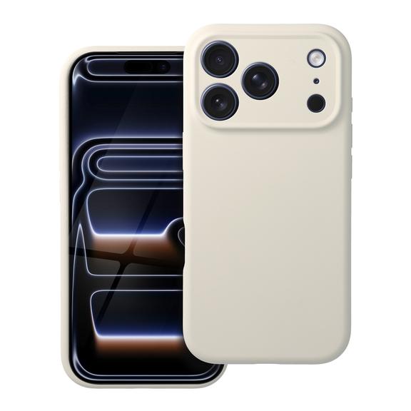 Etui na iPhone 16e (SE4 2025) / 17e Forcell F-Protect Rubber Premium zgodny z MagSafe antique white 0INT