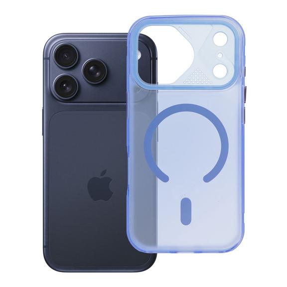 Etui na iPhone 17 PRO Aurora zgodne z MagSafe niebieskie