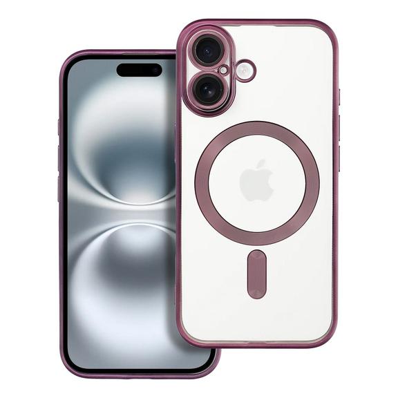Futerał do iPhone 16 Electro Mag Cover zgodny z MagSafe fioletowy
