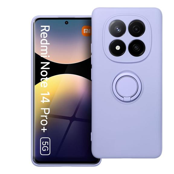 Etui na Xiaomi Redmi Note 14 PRO PLUS 5G Silicone Ring fioletowe