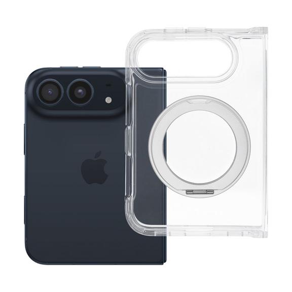 Etui na iPhone Duo 4sD-i Clear Case Circle stand zgodne z Mag Safe  transparentne