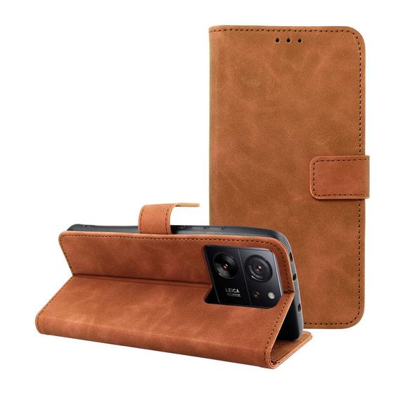 Etui z klapką na Xiaomi 13T Tender Book brązowe
